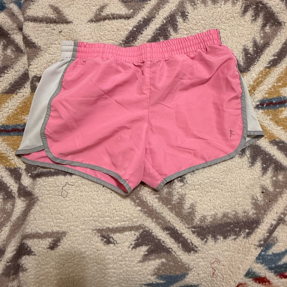 Danskin Now Kids Shorts in Pink with Gray Accents
